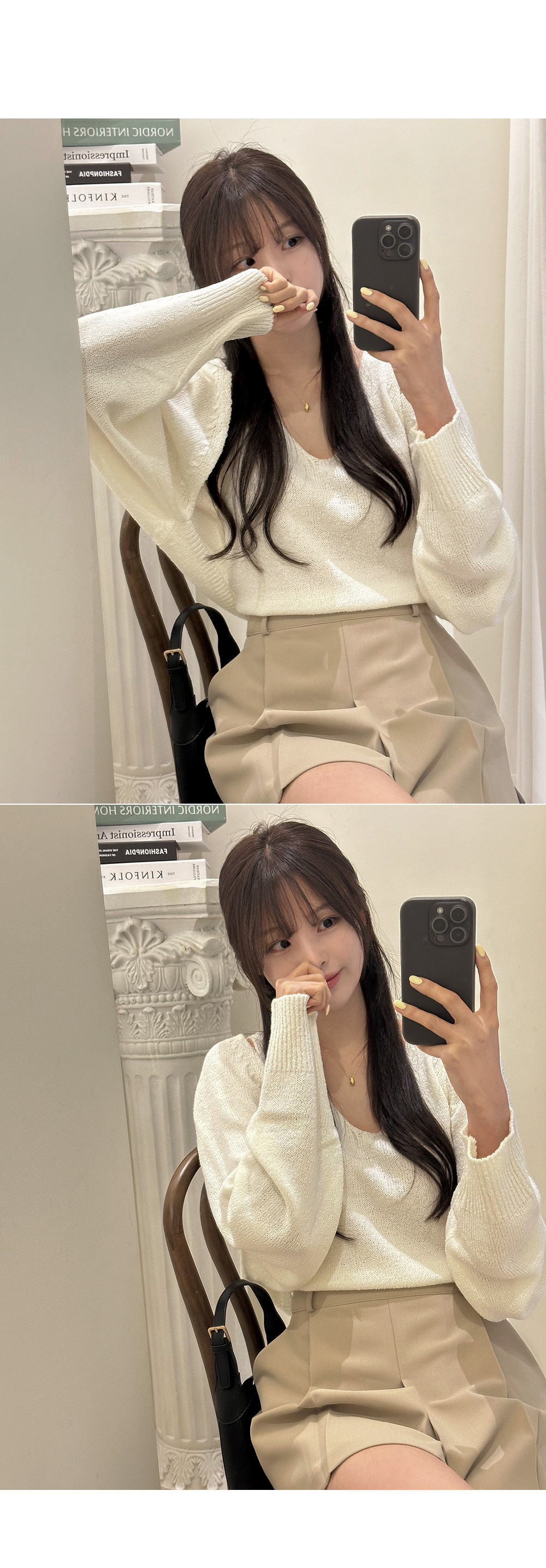 하인 핀턱 치마바지 (*3COLOR) 상세 이미지 20