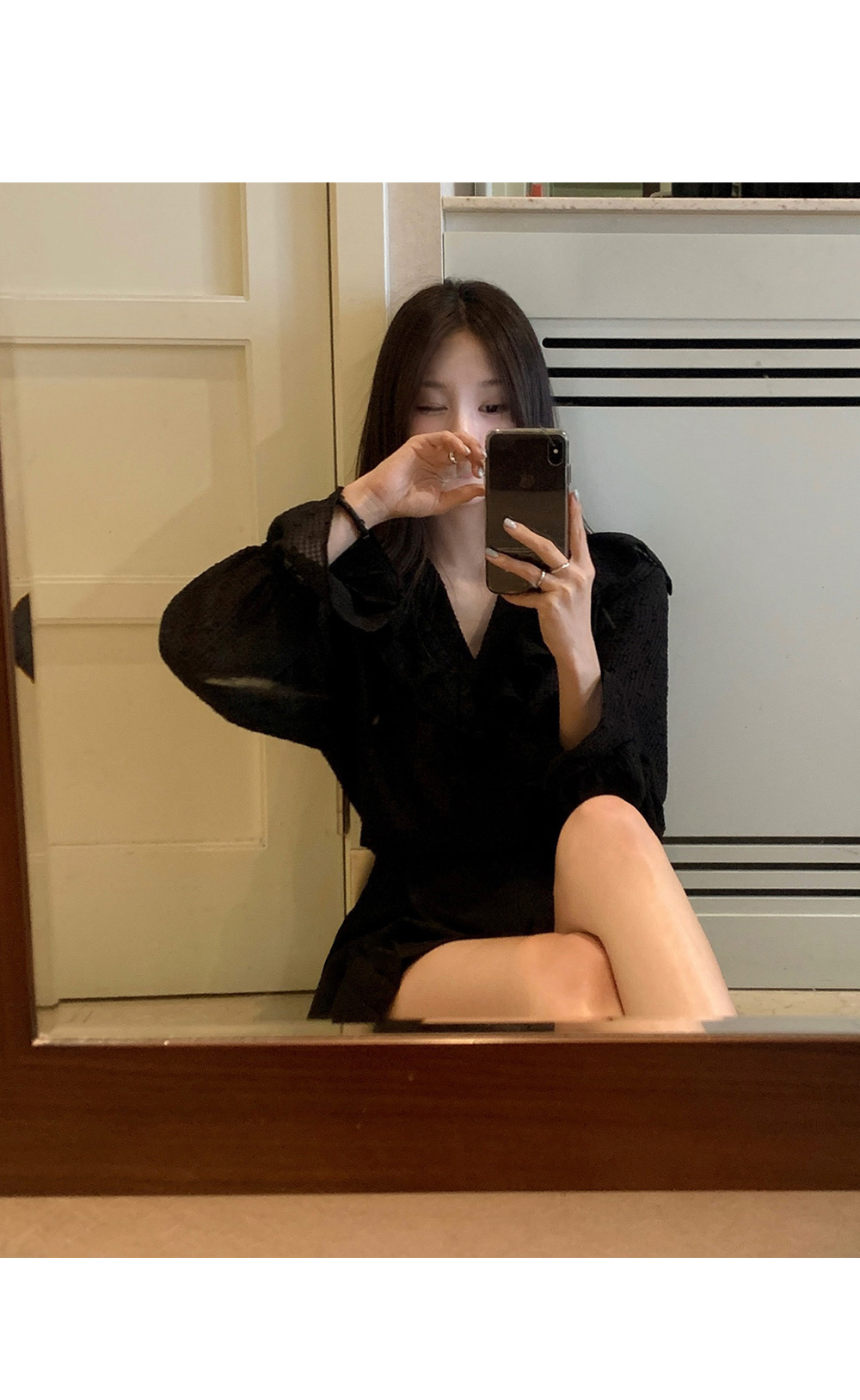 하인 핀턱 치마바지 (*3COLOR) 상세 이미지 9